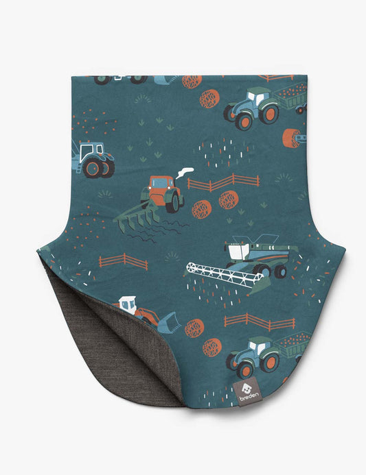 Merino wool sleeve MIKEL "Tractors"