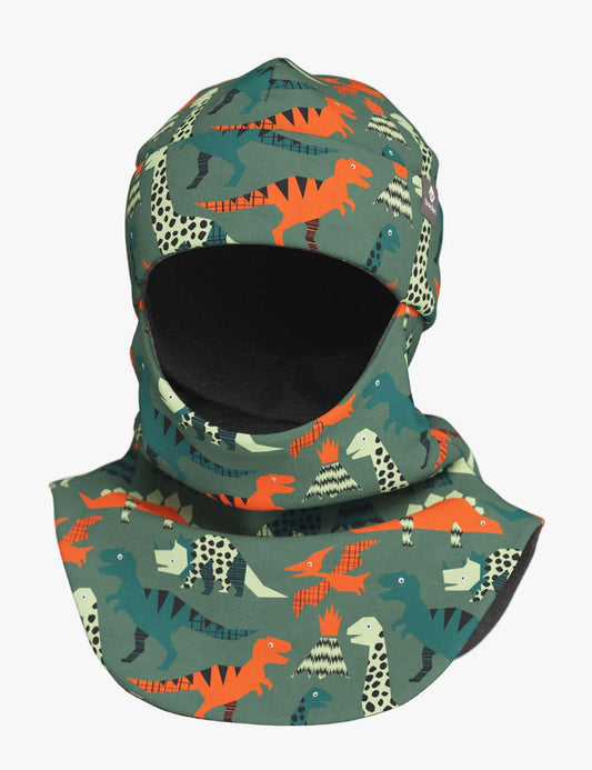 Children's merino wool balaclava BREM "Dinosaurs"