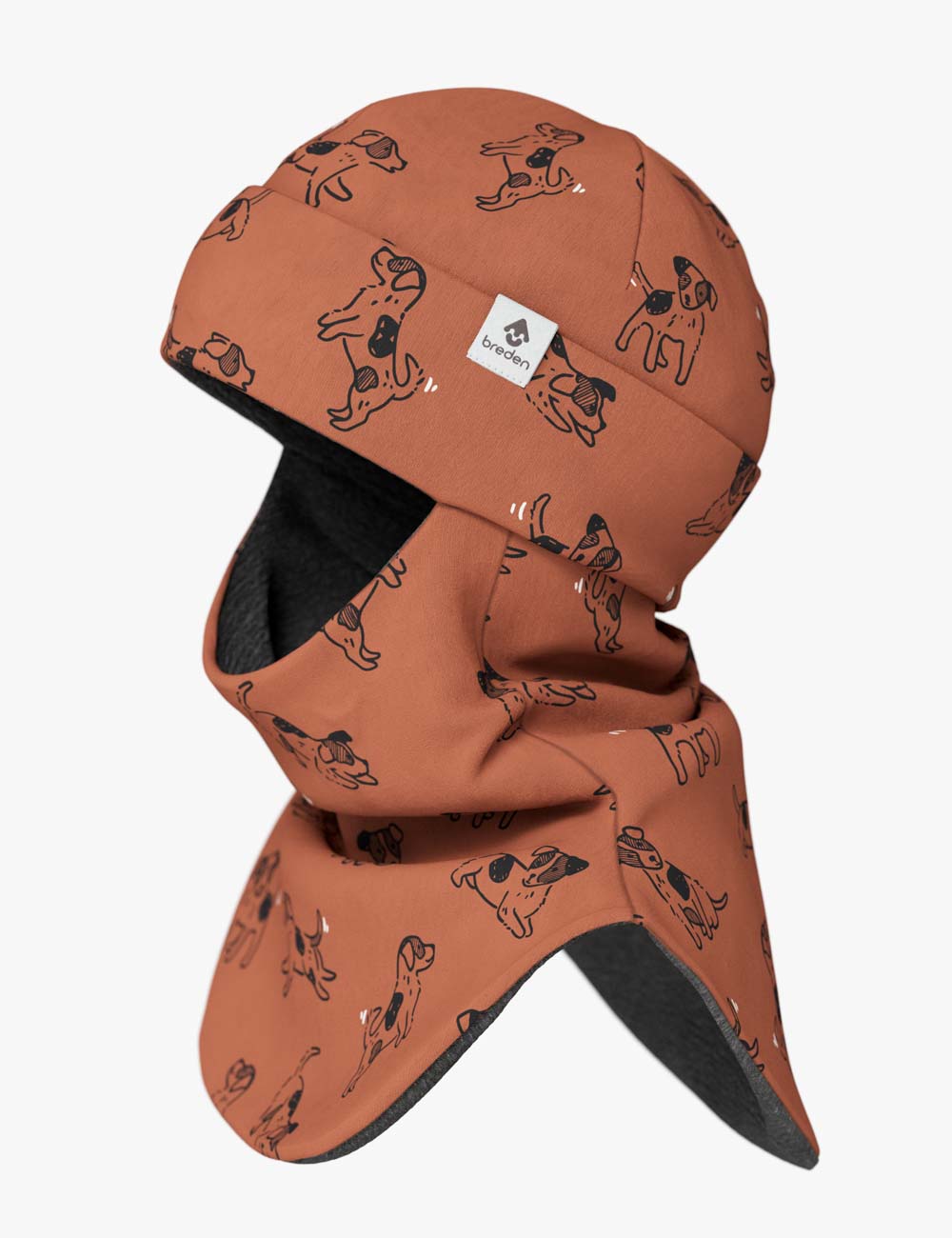 Children's merino wool balaclava BREM "Dogs"