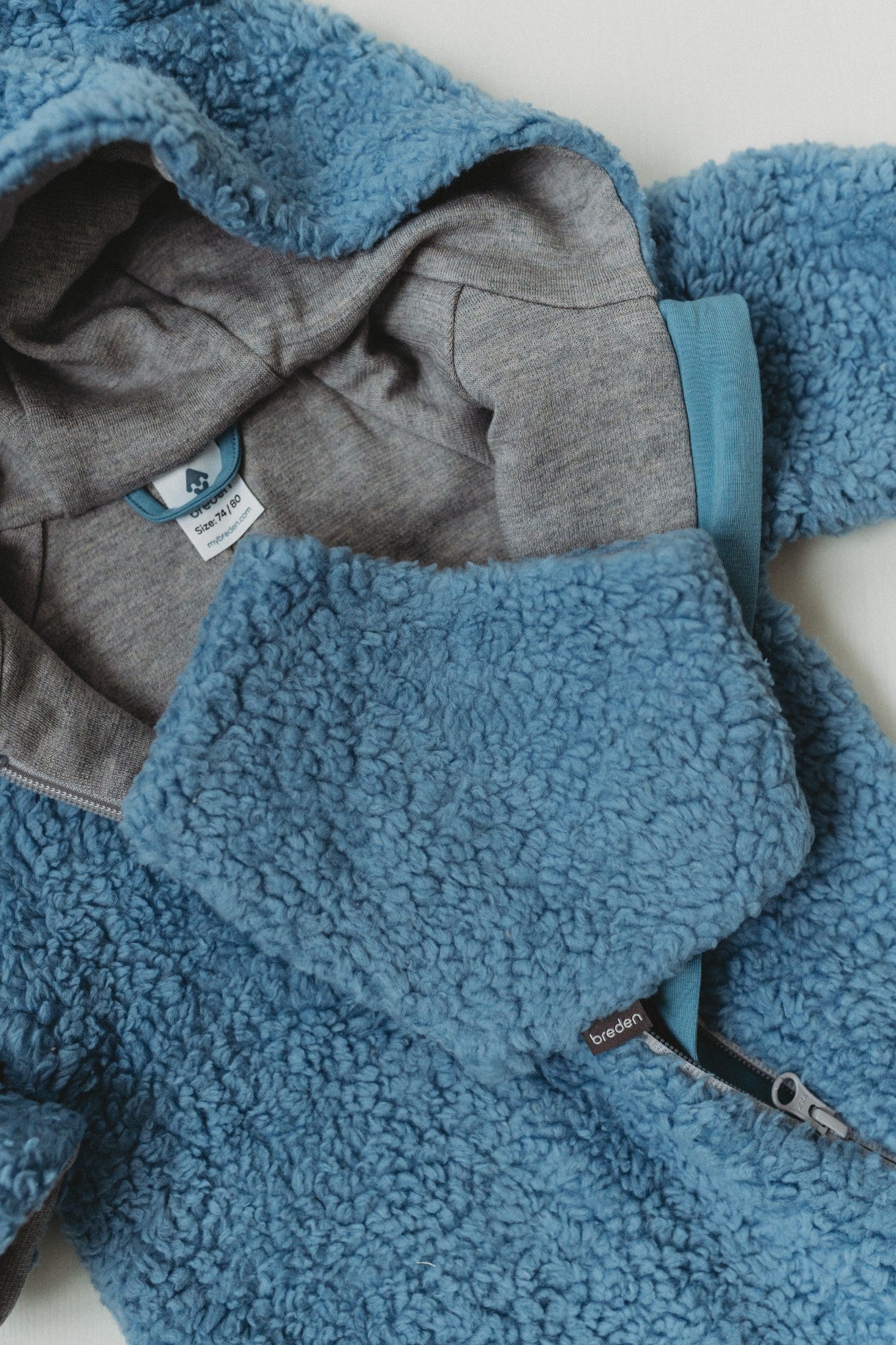 Baby scarf with merino wool lining TEVY